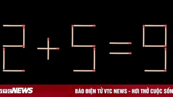 Vì sao 2+5=9?