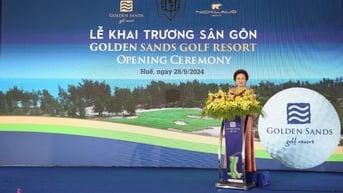 Chủ tịch Tập đoàn BRG Nguyễn Thị Nga kể chuyện 135 ngày thần tốc kiến tạo tuyệt tác sân gôn tại xứ Huế
