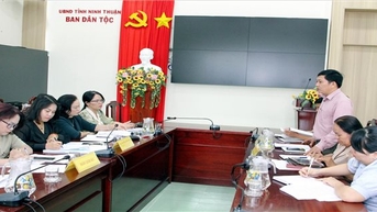 Ninh Thuan៖ តាមដានគម្រោងទី១ នៃកម្មវិធីគោលដៅជាតិ ១៧១៩