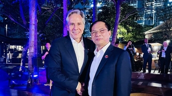 Bộ trưởng Ngoại giao Bùi Thanh Sơn gặp Ngoại trưởng Hoa Kỳ Antony J. Blinken và ông Joseph Borell