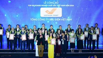 Bưu điện Việt Nam 6 năm liền đạt Top 50 Doanh nghiệp xuất sắc Việt Nam