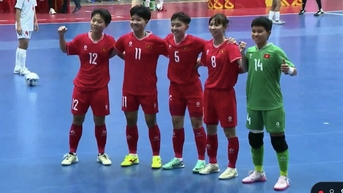 Đội tuyển futsal nữ Việt Nam thắng đậm Myanmar trận ra quân giải châu Á: K’Thủa rất hay!