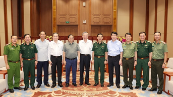 អគ្គលេខាធិកា និងជាប្រធាន ចូលរួមកិច្ចប្រជុំដើម្បីអបអរសាទរខួបលើកទី 79 នៃទិវាប្រពៃណីសន្តិសុខសាធារណៈរបស់ប្រជាជន