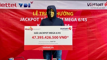 Chủ doanh nghiệp ở TPHCM trúng độc đắc Vietlott hơn 47 tỷ đồng