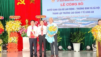 Thành lập Trường cao đẳng Y tế Long An