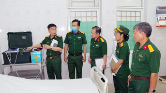 Cục Quân y kiểm tra công tác quân y, bảo hiểm y tế tại Sư đoàn 9