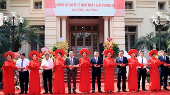 Triển lãm sách nổi bật 70 năm xây dựng và phát triển Thủ đô Hà Nội