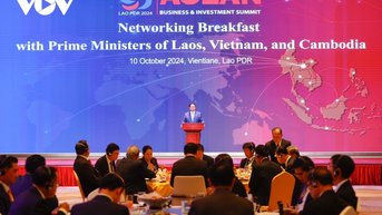 Thủ tướng Việt Nam, Lào, Campuchia giao lưu đặc biệt với ASEAN BAC