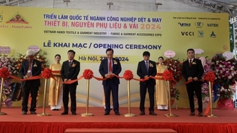 ការបើកពិព័រណ៍ HanoiTex & HanoiFabric 2024