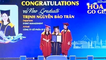 Những tân cử nhân đầu tiên của ngành quản trị sự kiện