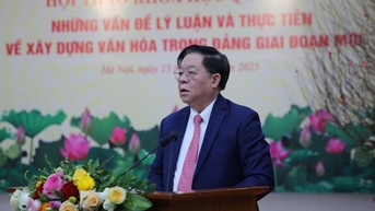 Xây dựng văn hoá trong Đảng, đáp ứng yêu cầu phát triển thời kỳ mới