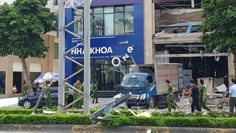 Nghi nổ khí gas quán ăn ở Vĩnh Phúc, 6 người bị bỏng nặng