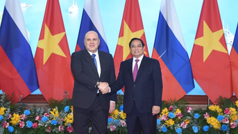 [Ảnh] Thủ tướng Phạm Minh Chính hội đàm với Thủ tướng Mikhail Vladimirovich Mishustin