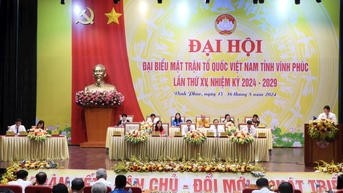 Khai mạc Đại hội đại biểu MTTQ Việt Nam tỉnh Vĩnh Phúc lần thứ XV, nhiệm kỳ 2024-2029