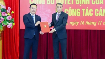 ការិយាល័យនយោបាយបានអនុម័តលោក Nguyen Duc Trung ជាលេខាគណៈកម្មាធិការបក្សខេត្ត Nghe An។