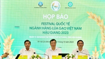Festival quốc tế ngành hàng lúa gạo Việt Nam - Hậu Giang 2023: Cơ hội thúc đẩy thương mại lúa gạo