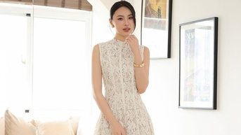 Đắm chìm trong sự quyến rũ, lãng mạn của trang phục ren