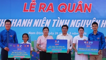 Nhiều việc làm ý nghĩa tại Chiến dịch Thanh niên tình nguyện hè năm 2024