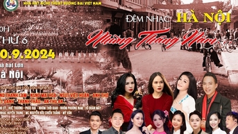Nhiều nghệ sĩ tên tuổi tham gia chia sẻ cùng đồng bào trong chương trình "Hà Nội- Những tháng năm"