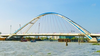 Thông xe kỹ thuật cầu Trần Hoàng Na, nối 2 quận Ninh Kiều-Cái Răng