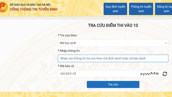 Hà Nội công bố điểm thi vào 10 THPT năm học 2024-2025