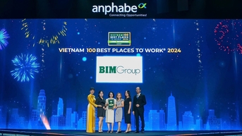 BIM Group được vinh danh Top 100 Nơi làm việc tốt nhất Việt Nam 2024