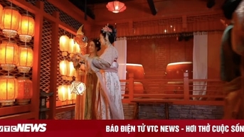 Trung Quốc tái hiện Tết thời nhà Đường, giới trẻ thích thú trải nghiệm