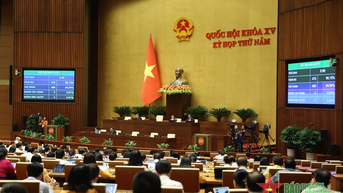 Quốc hội thông qua Luật Phòng thủ dân sự với tỷ lệ tán thành cao