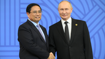 Tổng thống Nga Putin chào đón lãnh đạo các nước dự hội nghị BRICS