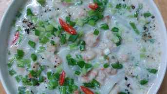Bánh canh bột xắt tép đồng