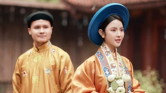 Xuất hiện ảnh cưới tuyệt đẹp của Quang Hải và Chu Thanh Huyền, dân mạng xuýt xoa