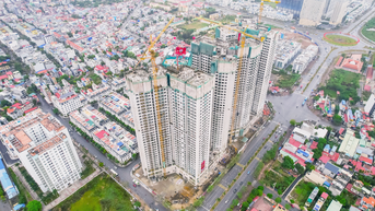 Tập Đoàn Hoàng Huy chính thức cất nóc tổ hợp thương mại và chung cư cao cấp Hoang Huy Commerce
