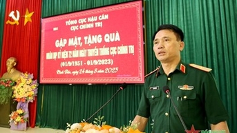 Cục Chính trị, Tổng cục Hậu cần tổ chức hành quân về nguồn tại Định Hóa, Thái Nguyên​