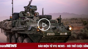 UAV Nga đánh 'thẳng mặt' xe bọc thép Stryker do Mỹ sản xuất ở Ukraine
