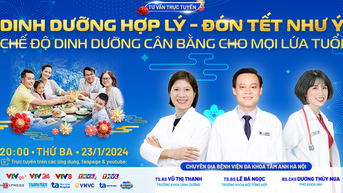 Dinh dưỡng hợp lý ngày tết cho mọi lứa tuổi