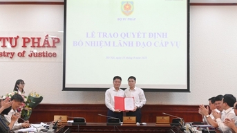 Bộ Tư pháp thông báo người phát ngôn và cung cấp thông tin cho báo chí