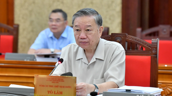 Tổng Bí thư, Chủ tịch nước Tô Lâm chủ trì họp Bộ Chính trị cho ý kiến về xây dựng và phát triển thành phố Hải Phòng