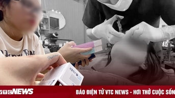 Hàng rải bán trên đường dùng tiêm vào mặt người