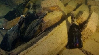 Rượu champagne vẫn uống được sau 170 năm dưới biển