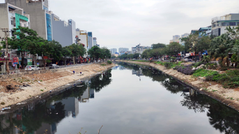 Hà Nội xây đập dâng trên sông Tô Lịch giữ nguồn nước được bổ cập từ sông Hồng
