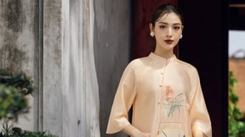 Mùa thu khoe dáng cùng áo dài Việt, ai cũng muốn ngắm nhìn