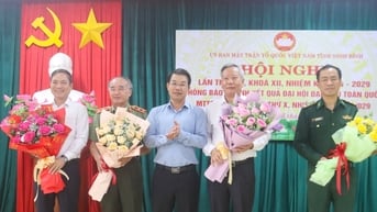 Mặt trận Ninh Bình kết nạp thêm 2 tổ chức thành viên