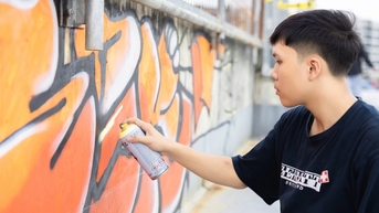Giới trẻ thi vẽ tranh phun sơn lên tường, thoát khỏi định kiến "vẽ bậy"
