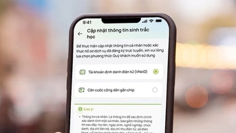 Một ngân hàng có 4 triệu giao dịch xác thực sinh trắc học trong 2 tuần