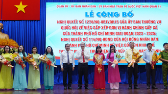 Không để xảy ra thất thoát, tiêu cực, lãng phí khi sáp nhập phường