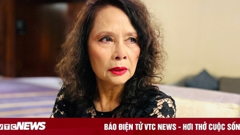 NSND Minh Châu khóc nghẹn khi nhắc đến diễn viên Quốc Tuấn