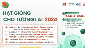 Huawei Việt Nam khởi động chương trình Hạt giống cho Tương lai 2024