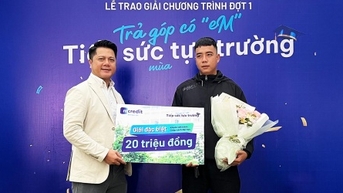 Mcredit tiếp sức tài chính và trao tặng các khoản tiết kiệm với tổng giá trị 200 triệu đồng