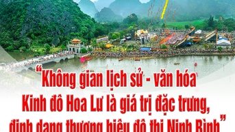 Emagazine Không gian lịch sử văn hóa Kinh đô Hoa Lư là giá trị đặc trưng định dạng thương hiệu đô thị Ninh Bình
