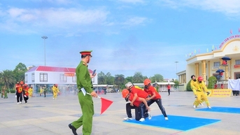 18 đội tranh tài thi tổ liên gia an toàn phòng cháy chữa cháy